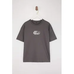 Trendyol Muška majica Tmnss23Ts00261, Antracit