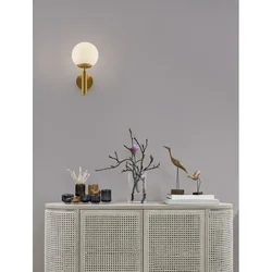 MONET ZIDNA LAMPA  E27 /IP20/MESING ZLATNA