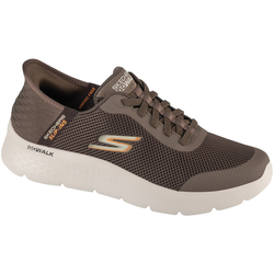 Skechers Muške patike Slip-ins go walk flex hands up, Braon