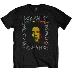 Bob Marley Majica Rasta Scratch Unisex Black M