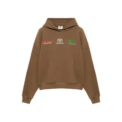 Pull&Bear Majica TOYOTA rjava/zelena/rdeča/bela