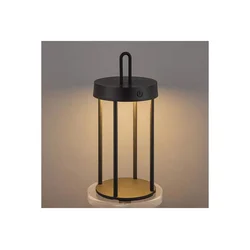 LED prigušiva spoljašnja punjiva dodirna stona lampa GENTLE LED/1,5W/3,7V 3000 mAh IP44 crna