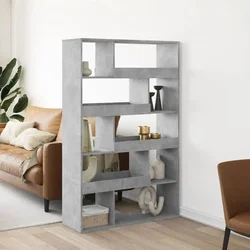 Sobna pregrada boja betona 100x33x156,5 cm konstruirano drvo