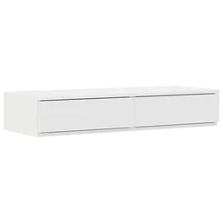 Ladice za krevet Bijelo 80 x 36,5 x 16,5 cm Konstruirano drvo