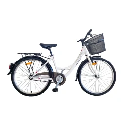 ULTRA Ženski bicikl Tonus coaster brake, 26, 420mm, Beli