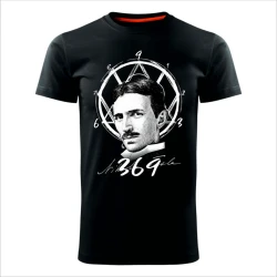MAJICE BRE Muška majica TESLA 369 crna