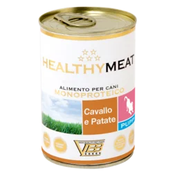 VBBD Healthy Meat pate vlažna dijetetska hrana za štence u konzervi - konjetina sa krompirom 400g