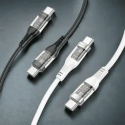 Infostyle Polnilni kabel Transparent shell USB C - USB C 60W