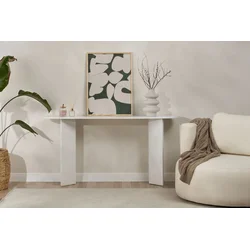 Hanah Home Konzola Sira, 75x35x150 cm, Bela