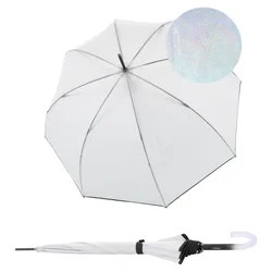 Knirps C.760 Stick Transparent Stardust Black