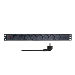 Logilink PDU 8 x šuko , 2x USB type C, prenaposna zaštita