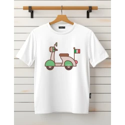 Tamanitza Ženska majica VESPA, Bela