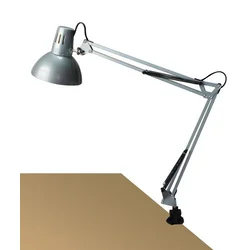 RABALUX Stona lampa arno srebrna