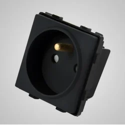 Modularna vtičnica TouchMe, črna TM625B