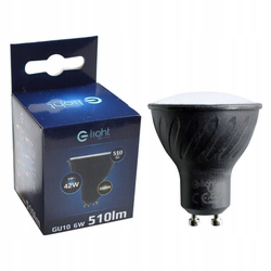 LED sijalica GU10/6W/230V 3000K crna