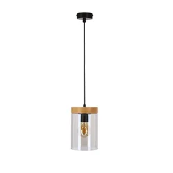 Wels Visilica Crna + Drvo1x40W E27 ( 15046 )
