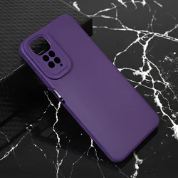 Maska za Xiaomi Redmi Note 11/Note 11S mat Teracell Giulietta tamno ljubičasta