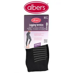 Albers Ženske helanke Legging Termico, Crne