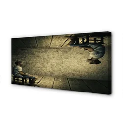 tulup.si Slika na platnu Ogledalo razmislek 125x50 cm