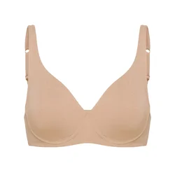 cfab Nedrček Cotton Bügel BH ohne Pads bež