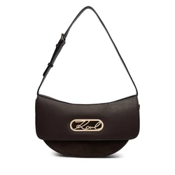 Ročna torba KARL LAGERFELD B4W30336 Temno rjava