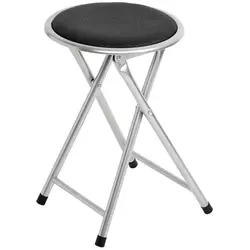 SKLOPIVA HOKLICA crna, boja aluminijuma metal, tekstil