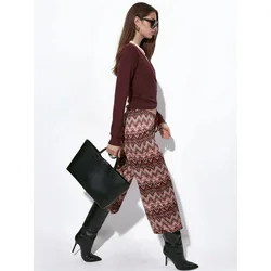 Busem Top Strickoberteile burgund