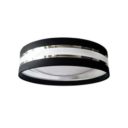 LED plafonsko svetlo CORAL LED/24W/230V crno/srebrno