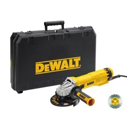DEWALT DWE4217KD-QS električna ugaona brusilica 1200W 125mm sa koferom i dijamantskim diskom