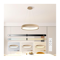 Brilagi - LED prigušiva luster na sajli FALCON MODERN LED/54W/230V 60 cm bež + daljinski upravljač