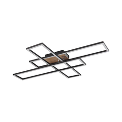 Globo 67208-40 - LED plafonsko svetlo DAKARI LED/40W/230V 3000K 60x80 cm crna