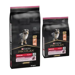PRO PLAN Dog Medium Puppy Sensitive Skin Losos 12 kg