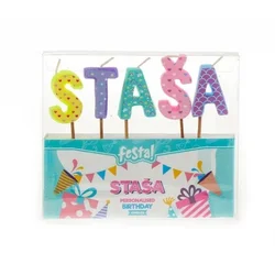 Festa natalis rođendanska svećica - odaberite ime staša ( 724076 )