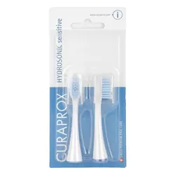 Curaprox Hydrosonic Sensitive nadomestne glave za zobno ĹˇÄŤetko 2 ks