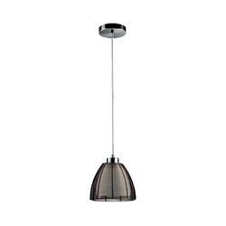 Searchlight 20033 - Lestenec na vrvici 1xE27/60W/230V pr. 19 cm rjava