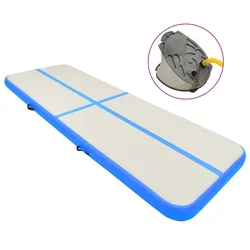 Strunjača na napuhavanje s crpkom 300 x 100 x 20 cm PVC plava