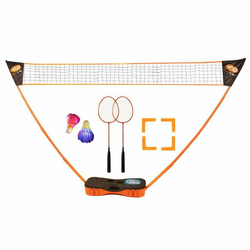 Get & Go Get & Go komplet za igranje badmintona modre in oranžne barve 65KA