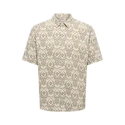 Only & Sons Srajca ONSSEA kamela/volneno bela