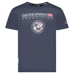 Geographical Norway Muška majica Jvick db 254, Teget