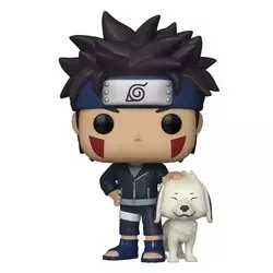 Bobble Figure Anime - Naruto Shippuden POP! - Kiba with Akamaru
