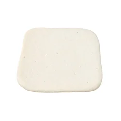 Servirni krožnik SHELL WHITE 25 x 25 cm, bela, keramika, MIJ