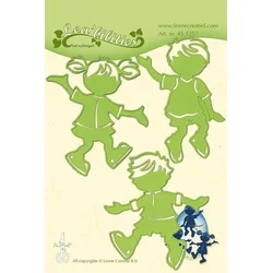 Leane Creatief Stencils Komplet šablon za rezanje 3 kos