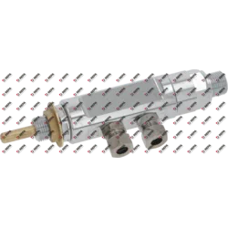 Telo mešalne pipe, upravljane s kolenom