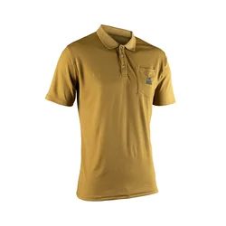Leatt Polo SS Team tričko, brass brown (XL)
