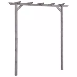 Vrtna pergola siva 200 x 40 x 205 cm od impregnirane borovine