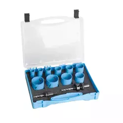 Fixtec Set bimetalnih kruna sa osovinama FAHS-14, 20-50mm