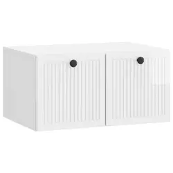 TV ormar za zid Zidne Bijela visokog sjaja 59,5 x 41 x 30 cm
