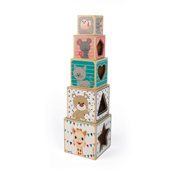 Janod Sophie La Girafe drveni blokovi - 5 komada