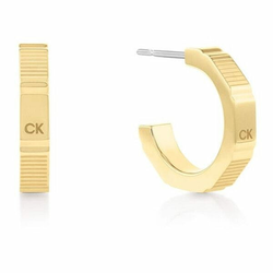 Calvin Klein Elegantni jekleni obročasti uhani Essential 35000403