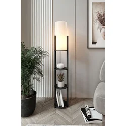 Opviq Podna lampa Radiante, 135 cm, Crna